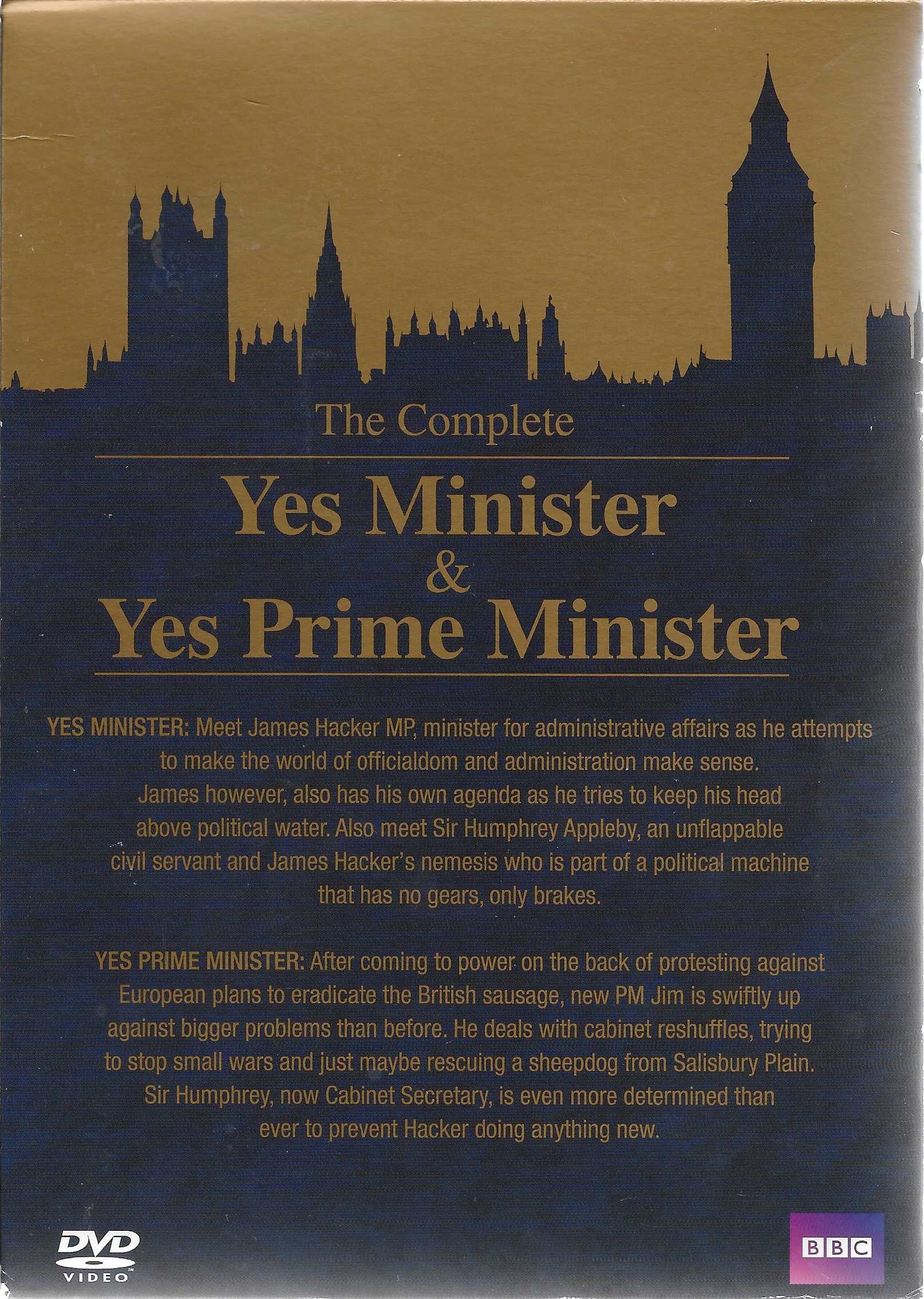 Picture of BBCDVD 2113 The complete Yes Minister & Yes, Prime Minister by artist Antony Jay / Jonathan Lynn from the BBC records and Tapes library